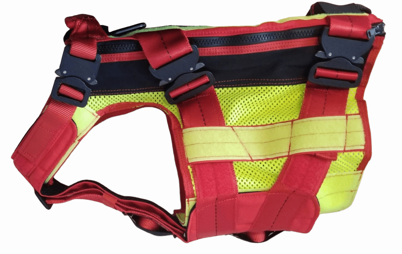 K9 Assault Vest - taktisk hundsele i tysk kvalitet. hundväst för tjänstehund