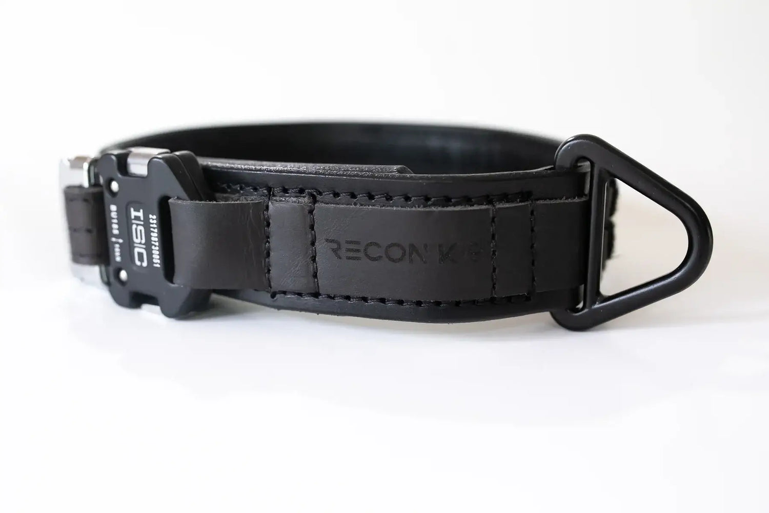 Superstarkt läderhalsband - Leather Agitation Collar