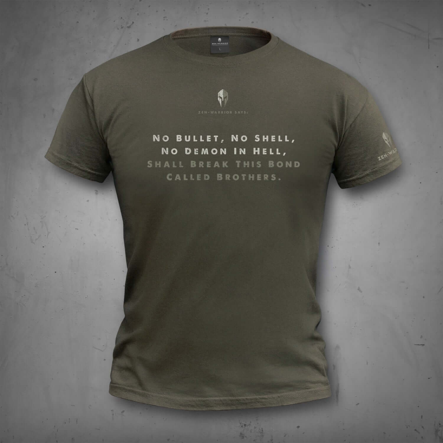No bullet no shell... Cool t-shirt
