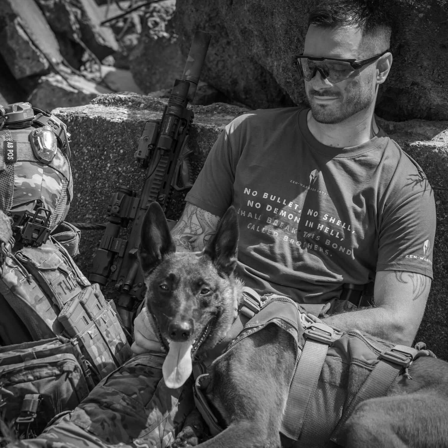 No bullet no shell... Cool t-shirt