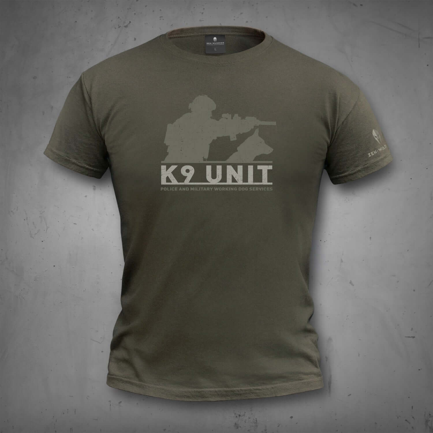 T-shirt with dog motive - K9 t-shirt - Working K9 Scandinavia