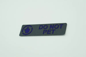 Märke / Patch - "Do Not Pet" M2 - Working K9 Scandinavia