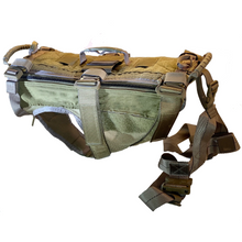 Load image into Gallery viewer, Taktisk hundsele för tjänstehund - Dagger K9 Tactical Vest, komplett kit - Working K9 Scandinavia
