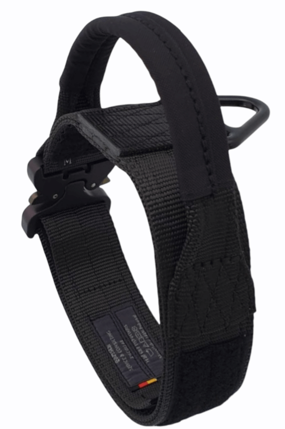 Stabilt hundhalsband med handtag