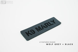 Märke / Patch - "Custom K9 Name Patch" - Working K9 Scandinavia