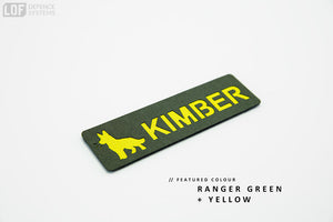 Märke / Patch - "Custom K9 Name Patch" - Working K9 Scandinavia