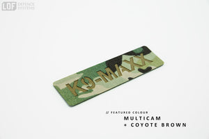 Märke / Patch - "Custom K9 Name Patch" - Working K9 Scandinavia