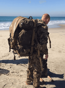 Taktisk ryggsäck & flotte för hund - OTB Amphibious K9 Carrier System - Working K9 Scandinavia