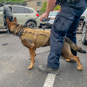 Taktisk hundsele för tjänstehund - Operator K9 Tactical Vest, enbart väst - Working K9 Scandinavia