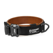 Ladda upp bild till gallerivisning, Hundhalsband klätt i skinn - Leather Wrapped 1.5″ Rigid Collar - Working K9 Scandinavia

