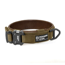 Ladda upp bild till gallerivisning, Hundhalsband klätt i skinn - Leather Wrapped 1.5″ Rigid Collar - Working K9 Scandinavia
