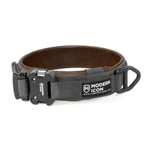 Ladda upp bild till gallerivisning, Hundhalsband klätt i skinn - Leather Wrapped 1.5″ Rigid Collar - Working K9 Scandinavia
