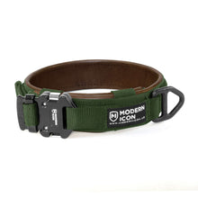 Ladda upp bild till gallerivisning, Hundhalsband klätt i skinn - Leather Wrapped 1.5″ Rigid Collar - Working K9 Scandinavia
