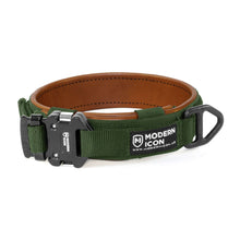 Ladda upp bild till gallerivisning, Hundhalsband klätt i skinn - Leather Wrapped 1.5″ Rigid Collar - Working K9 Scandinavia
