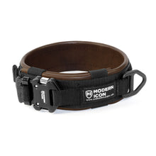 Load image into Gallery viewer, Leather Wrapped 2″ Rigid Collar
